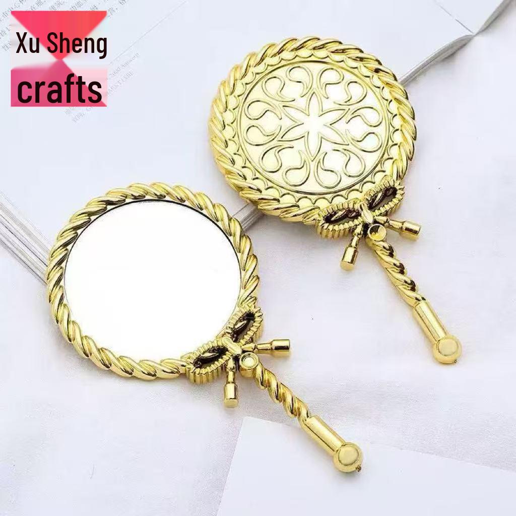 Retro Handheld Desktop Makeup Mirror with High-Quality Finish and Metal-Plated Texture
Retro Handheld Desktop Makeup Mirror with High-Quality Finish and Metal-Plated Texture