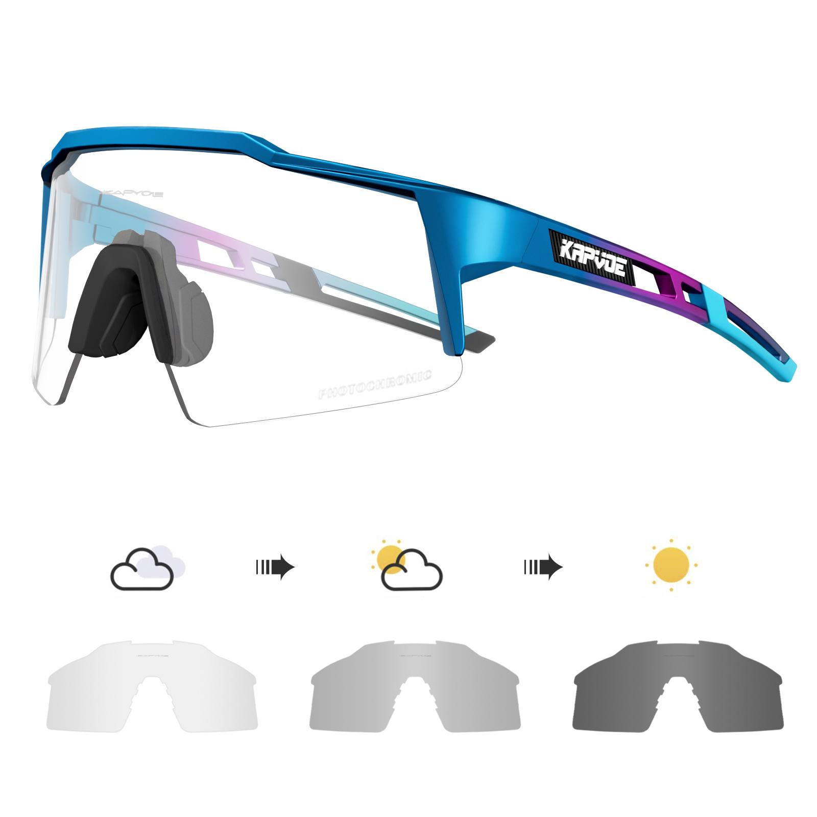 Kapvoe Anti-fog Cycling Glasses Men Women Photochromic Sports Sunglasses UV400 MTB Road Bike Goggles Fishing Hiking Eyewear 1LENS
Kapvoe Anti-fog Cycling Glasses Men Women Photochromic Sports Sunglasses UV400 MTB Road Bike Goggles Fishing Hiking Eyewear 1LENS