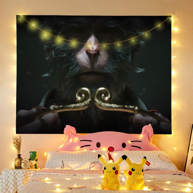 Black Myth Wukong Tapestry Backdrop Screen Hanging Cloth Wall Decoration Tool Style A,38cm/14.96in
Black Myth Wukong Tapestry Backdrop Screen Hanging Cloth Wall Decoration Tool Style A,38cm/14.96in