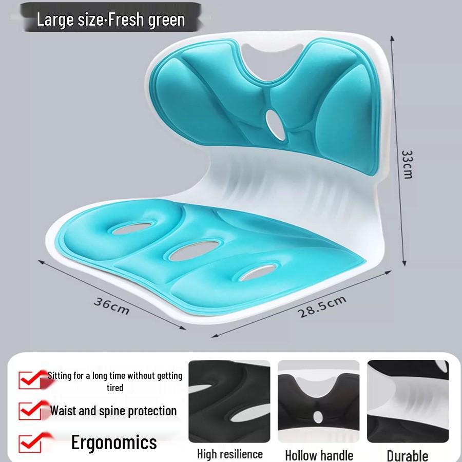Office Lumbar Support Cushion: Ergonomic Seat and Back Pad for Posture Correction and Long Sitting Comfort 36*31*31 cm
Office Lumbar Support Cushion: Ergonomic Seat and Back Pad for Posture Correction and Long Sitting Comfort 36*31*31 cm