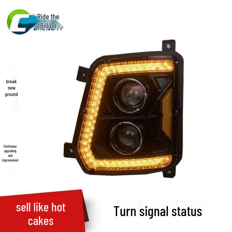 Compatible Sanhuan Haolong and Yulong T28 Headlight Assembly for Dump Trucks. Standard
Compatible Sanhuan Haolong and Yulong T28 Headlight Assembly for Dump Trucks. Standard