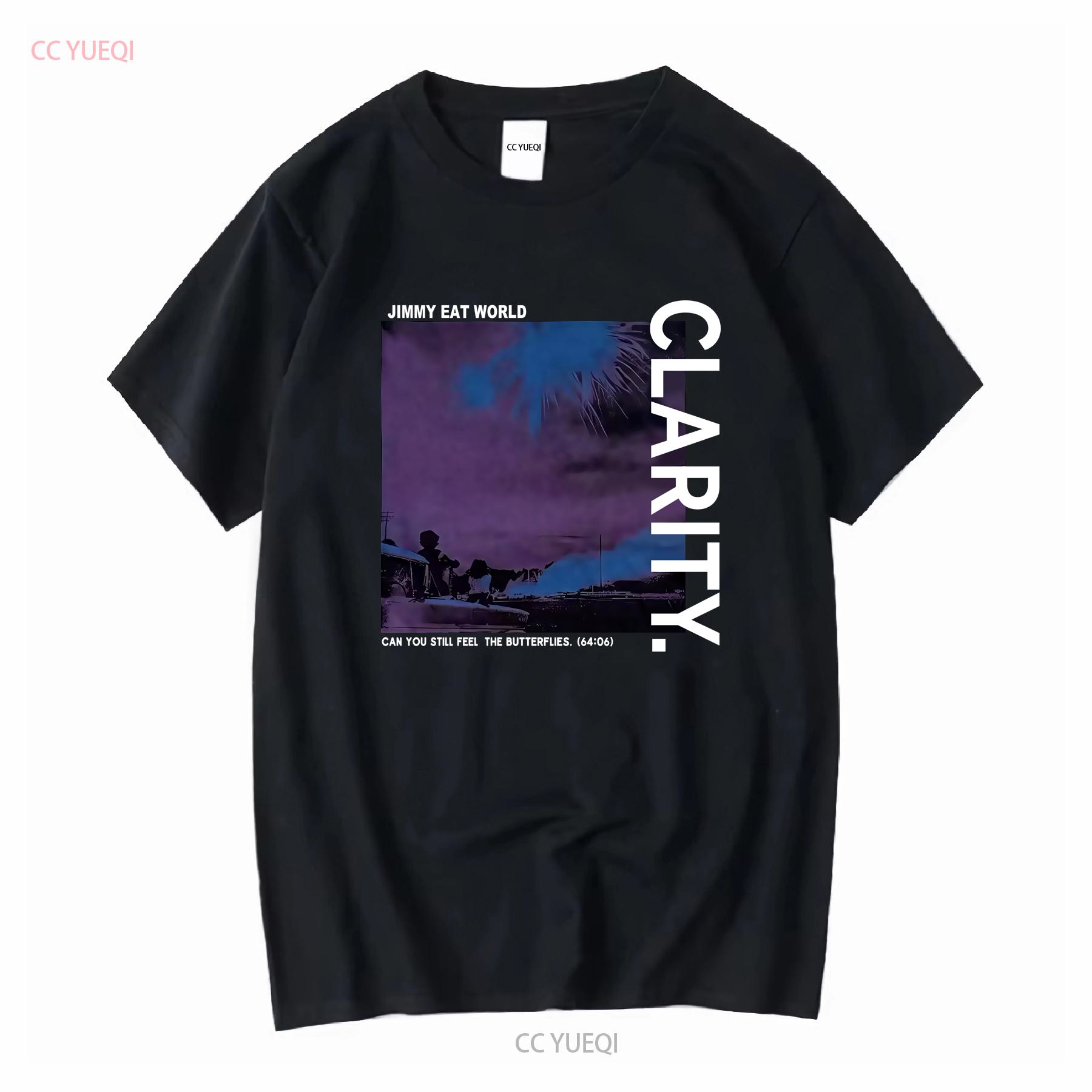 Jimmy Eat World Band Clarity Album T Shirt vintage Washed fashion Top For Everyday Wear Stretched streetwear homme Soft Casual 4XL
Jimmy Eat World Band Clarity Album T Shirt vintage Washed fashion Top For Everyday Wear Stretched streetwear homme Soft Casual 4XL