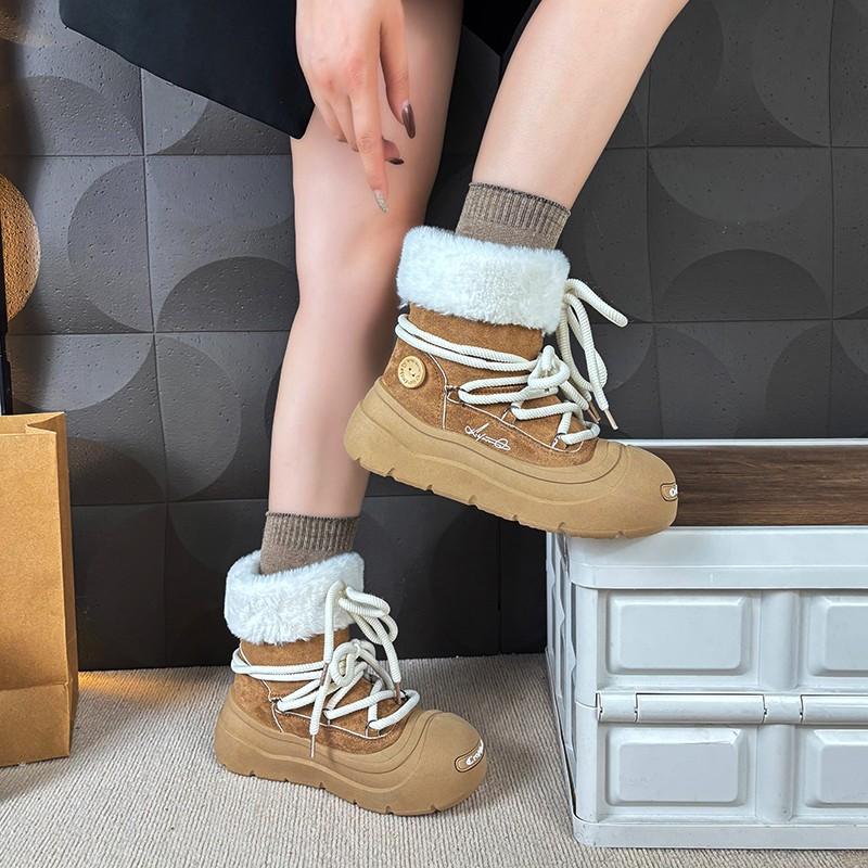 New open smile snow boots men and women couples thick-soled warm big head shoes winter velvet warm cotton shoes 40 хакі
New open smile snow boots men and women couples thick-soled warm big head shoes winter velvet warm cotton shoes 40 хакі