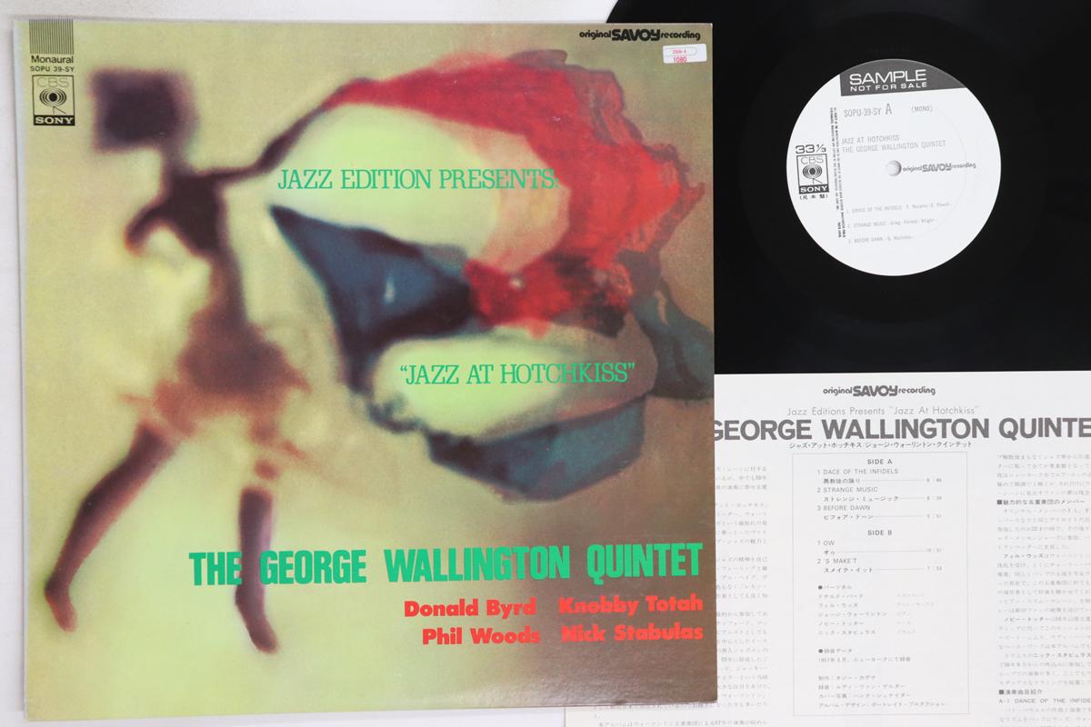 LP Record GEORGE WALLINGTON - Jazz At Hotchkiss SOPU39SYPROMO CBS SONY 1974 Japan Jazz Used
LP Record GEORGE WALLINGTON - Jazz At Hotchkiss SOPU39SYPROMO CBS SONY 1974 Japan Jazz Used