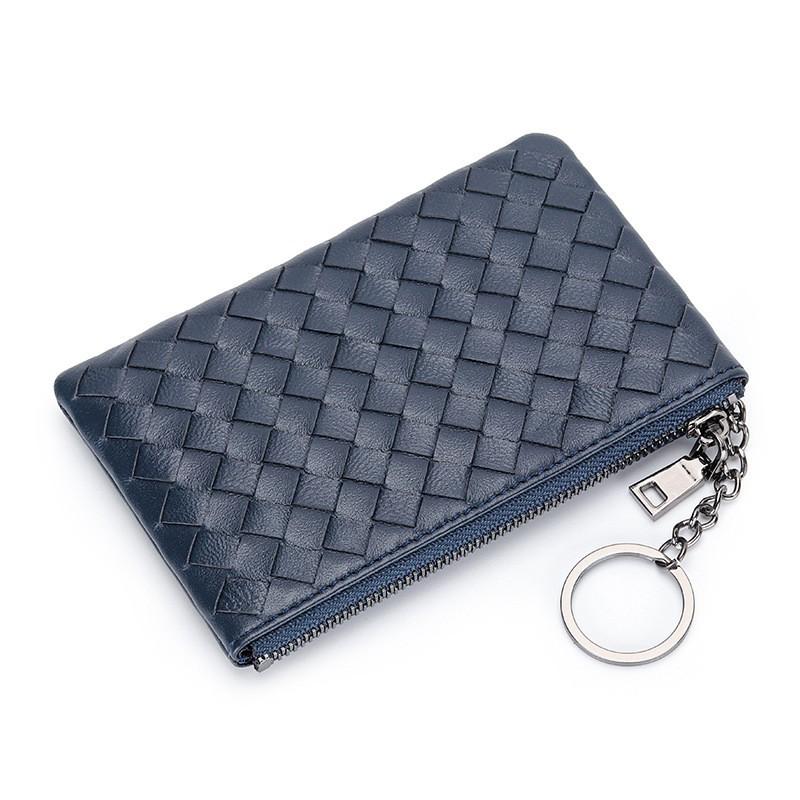 Genuine Leather Change Purse Women s Short Sheepskin Knitted Card Bag Small Thin Zipper Coin 13x8x1cm темно-синий
Genuine Leather Change Purse Women s Short Sheepskin Knitted Card Bag Small Thin Zipper Coin 13x8x1cm темно-синий