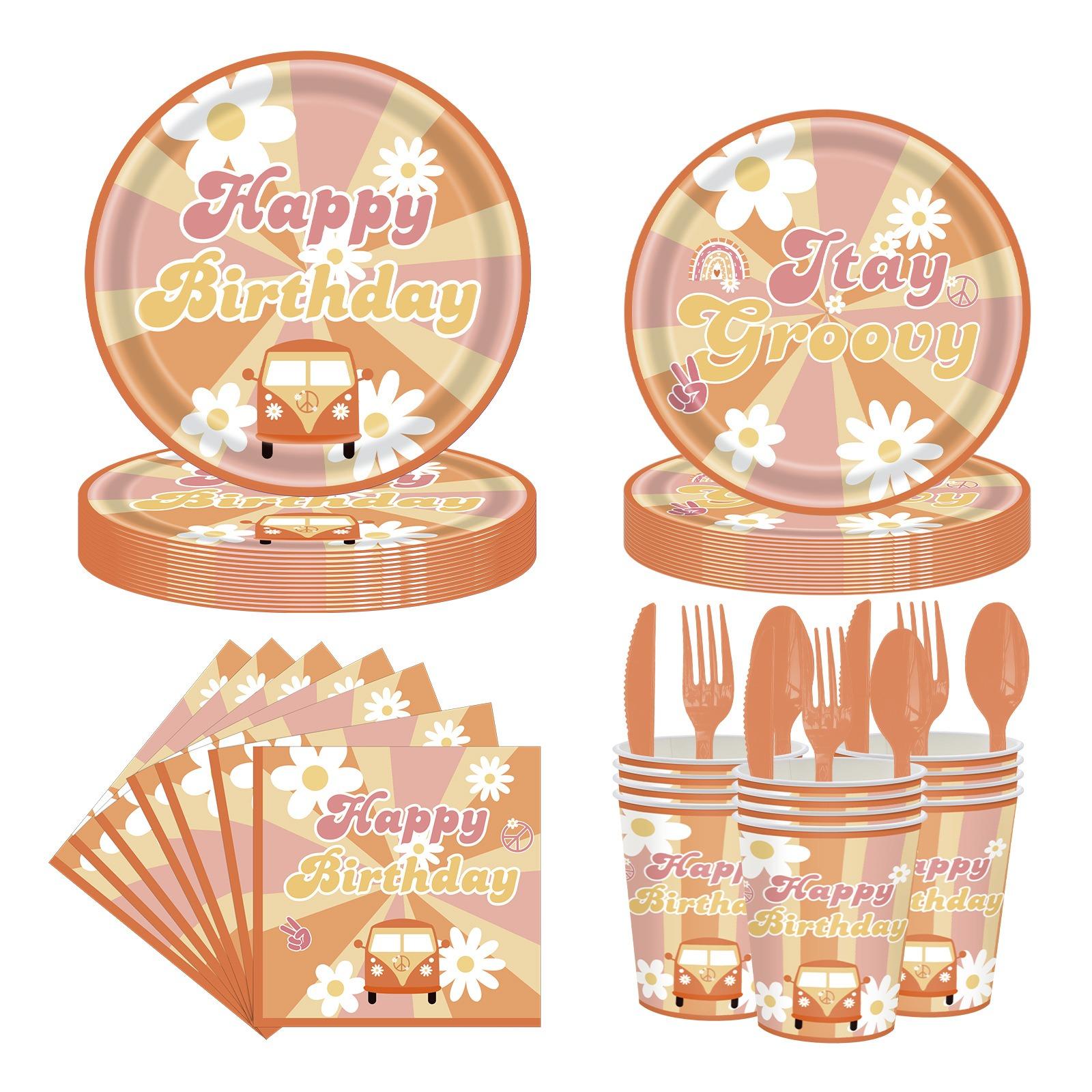 8Guests Bohemian Daisy Disposable Tableware Set Boho Hippie Flower Paper Plates Napkins Happy Girls Groovy Birthday Party Decor
8Guests Bohemian Daisy Disposable Tableware Set Boho Hippie Flower Paper Plates Napkins Happy Girls Groovy Birthday Party Decor
