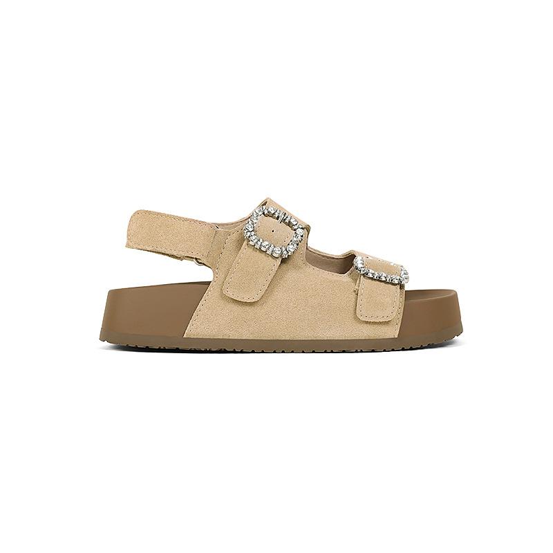 Keep your own money! 2025 new silver platform sandals women s round head muffin rhinestone one-word buckle with casual beach shoes 40 песочный
Keep your own money! 2025 new silver platform sandals women s round head muffin rhinestone one-word buckle with casual beach shoes 40 песочный