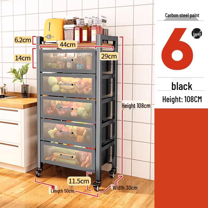 Carbon Steel Pull-Out Kitchen Storage Rack
Carbon Steel Pull-Out Kitchen Storage Rack