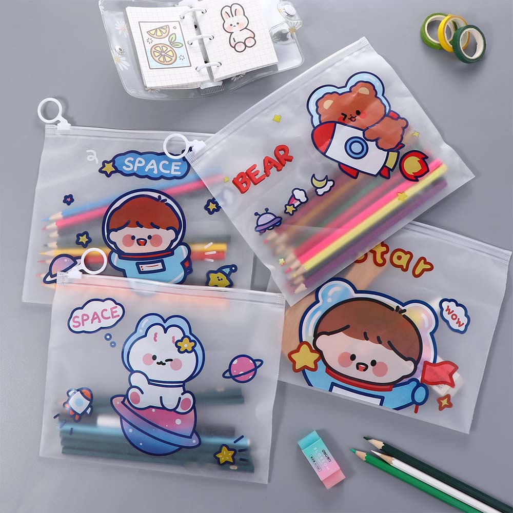File Folder Test Paper Folder Transparent File Bag Astronaut File Bag File Storage Bag Pencil Case B
File Folder Test Paper Folder Transparent File Bag Astronaut File Bag File Storage Bag Pencil Case B