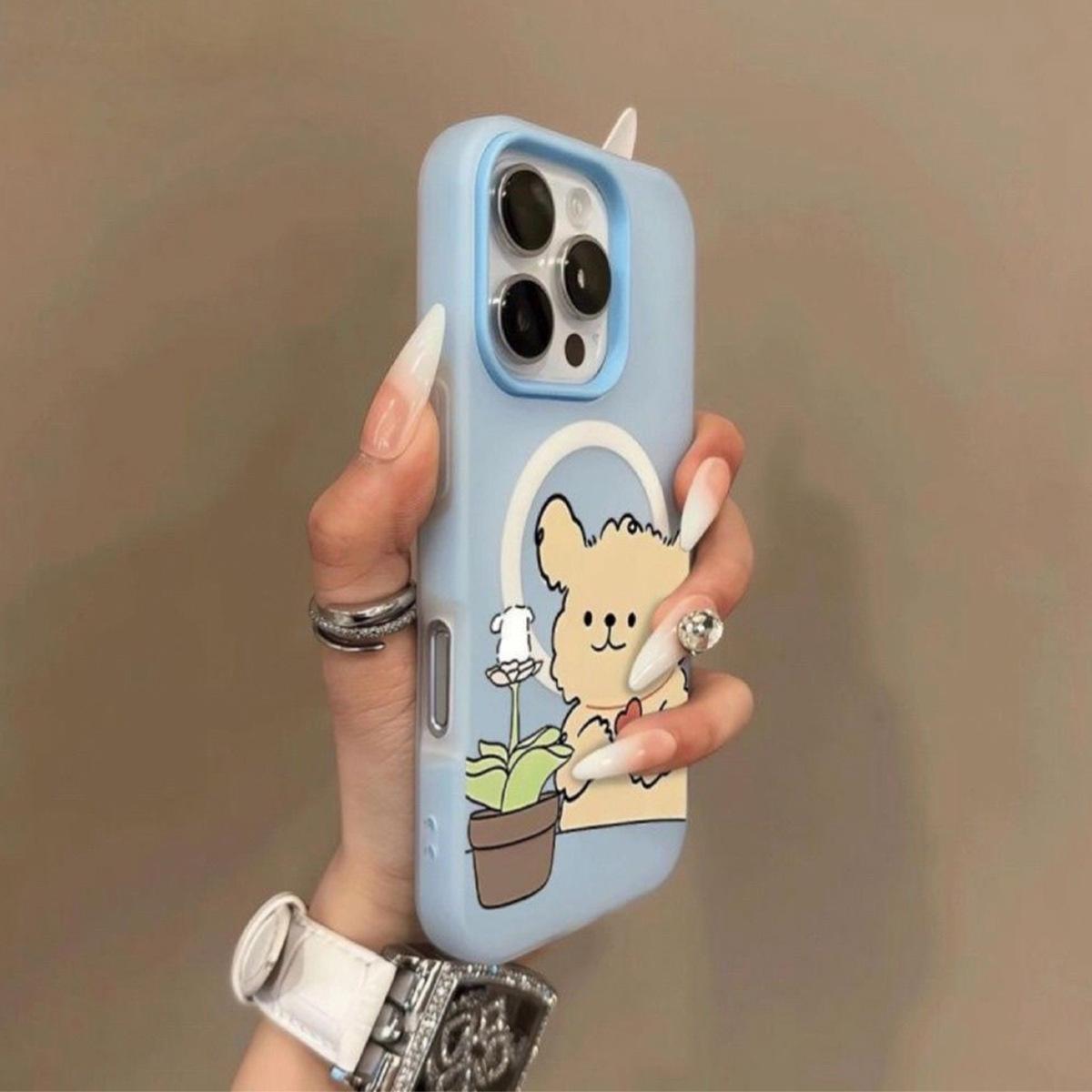 Magnetic Jelly 2-in-1 Phone Case for Apple 14promax Phone Protective Cover Cute Phone Case Lanyard Cartoon For iphone 17PROMAX
Magnetic Jelly 2-in-1 Phone Case for Apple 14promax Phone Protective Cover Cute Phone Case Lanyard Cartoon For iphone 17PROMAX