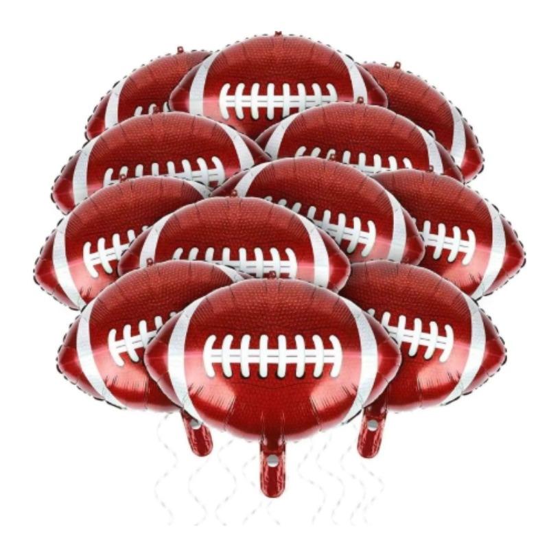 Four rugby aluminum film balloons, suitable for birthday parties, festival celebrations and theme party decorations
Four rugby aluminum film balloons, suitable for birthday parties, festival celebrations and theme party decorations