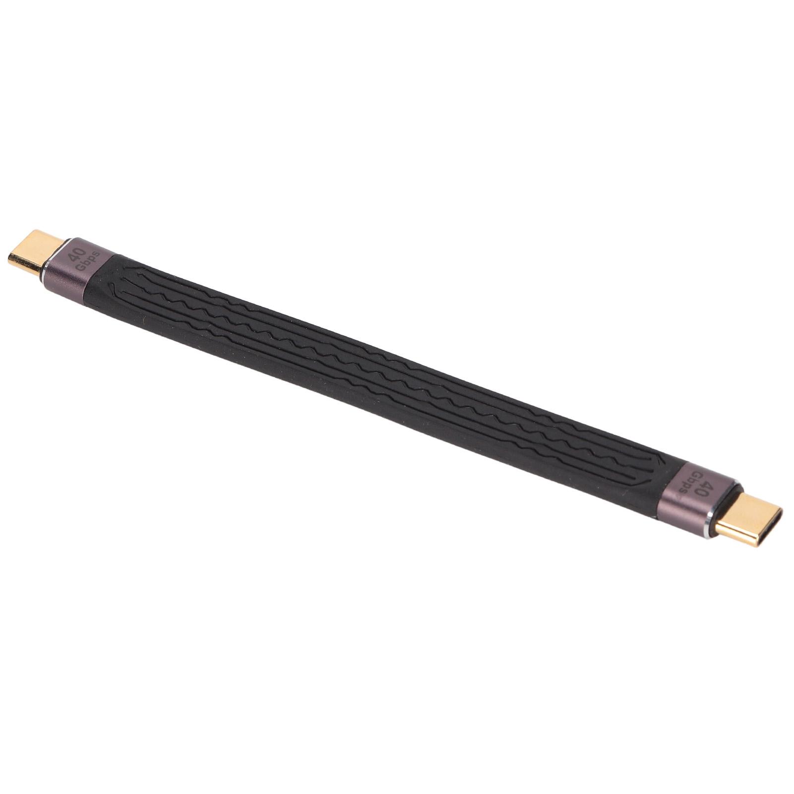 PD Fast Charging Line FPC Flexible Short 40Gbps Double End Type C Male to Type C Male USB3.1 GEN3
PD Fast Charging Line FPC Flexible Short 40Gbps Double End Type C Male to Type C Male USB3.1 GEN3