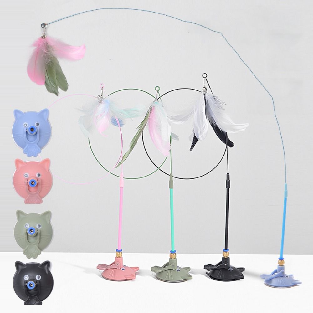 Detachable Cats Toys Feathers Wand Handheld Kitten Interactive Toys Exercise Training чорний
Detachable Cats Toys Feathers Wand Handheld Kitten Interactive Toys Exercise Training чорний