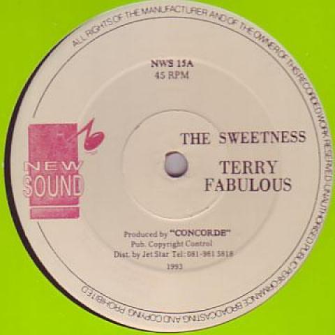 12inch Record TERROR FABULOUS - Sweetness / Sweetness Mix 2 NWS15 New Sound 1993 UK Reggae, Ska & Dub
12inch Record TERROR FABULOUS - Sweetness / Sweetness Mix 2 NWS15 New Sound 1993 UK Reggae, Ska & Dub