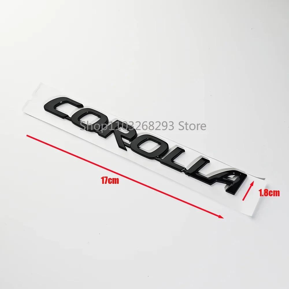 3D glossy black silver letters For Toyota Corolla Trunk Emblem Badge Stickers car accessories modified car sticker
3D glossy black silver letters For Toyota Corolla Trunk Emblem Badge Stickers car accessories modified car sticker