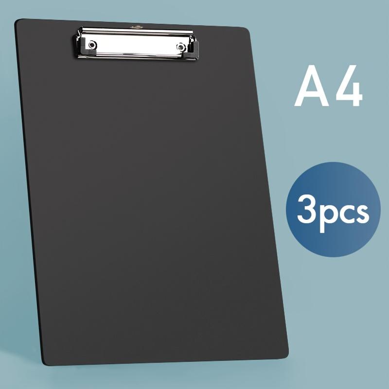 3pcs A4 Clipboard with Metal Clips, Suitable for Notes, Forms, Documents, and Drawings, Document Holder, Office Workers чорний
3pcs A4 Clipboard with Metal Clips, Suitable for Notes, Forms, Documents, and Drawings, Document Holder, Office Workers чорний