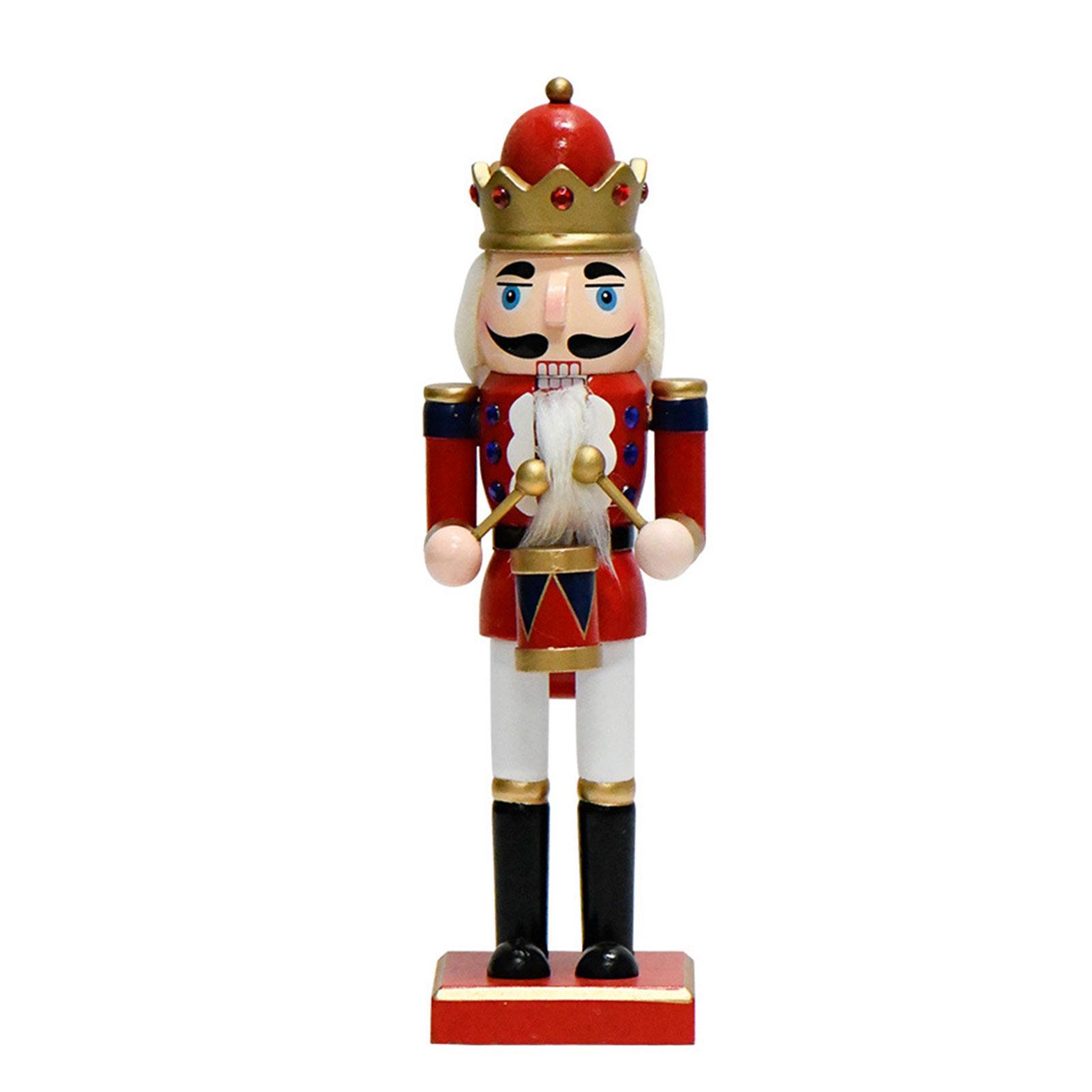 Рождественский деревянный щелкунчик ручной работы с четкой резьбой, украшениями, изысканным внешним видом для любителей еды 26 см/10 дюймов C
Рождественский деревянный щелкунчик ручной работы с четкой резьбой, украшениями, изысканным внешним видом для любителей еды 26 см/10 дюймов C