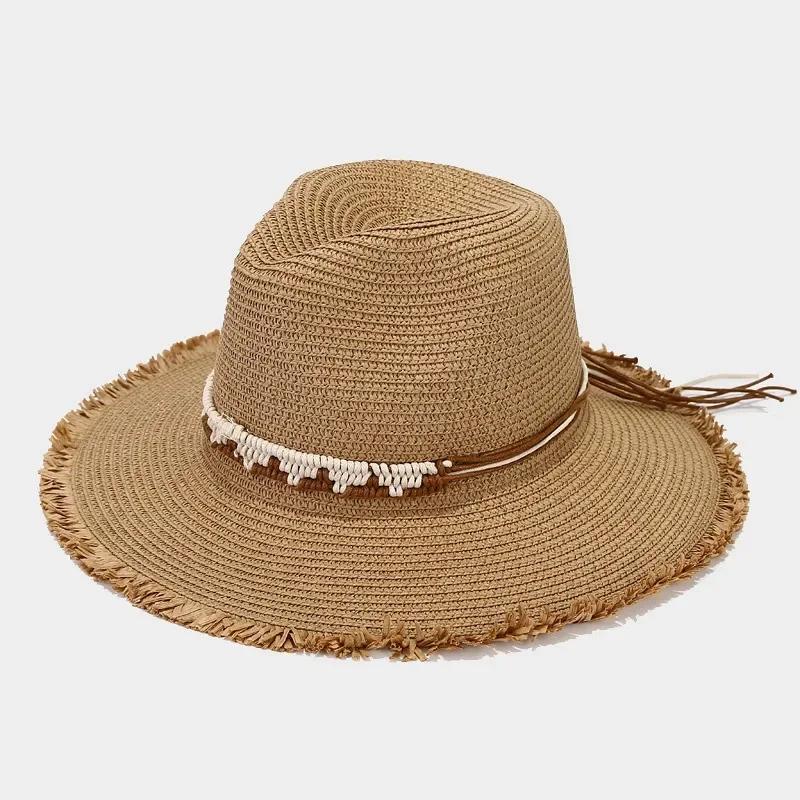 Women s Elegant Panama Straw Hat Summer Beach Wide Brim Bohemian Sun Protection Adjustable Outdoor Travel Vacation Hat 56-59 cm хаки
Women s Elegant Panama Straw Hat Summer Beach Wide Brim Bohemian Sun Protection Adjustable Outdoor Travel Vacation Hat 56-59 cm хаки