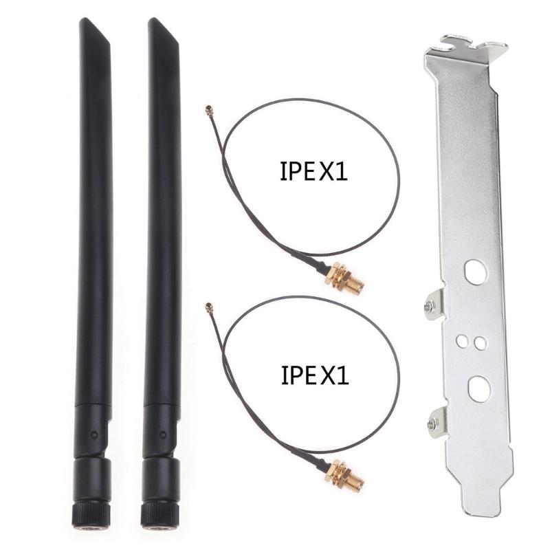 Двухдиапазонный кабель 2x8Dbi 2,4G/5 ГГц U.FL IPEX IPEX1 длиной 20 см с набором антенн с косичками RP-SMA для Intel AX210 AX200 9260 WiFi
Двухдиапазонный кабель 2x8Dbi 2,4G/5 ГГц U.FL IPEX IPEX1 длиной 20 см с набором антенн с косичками RP-SMA для Intel AX210 AX200 9260 WiFi