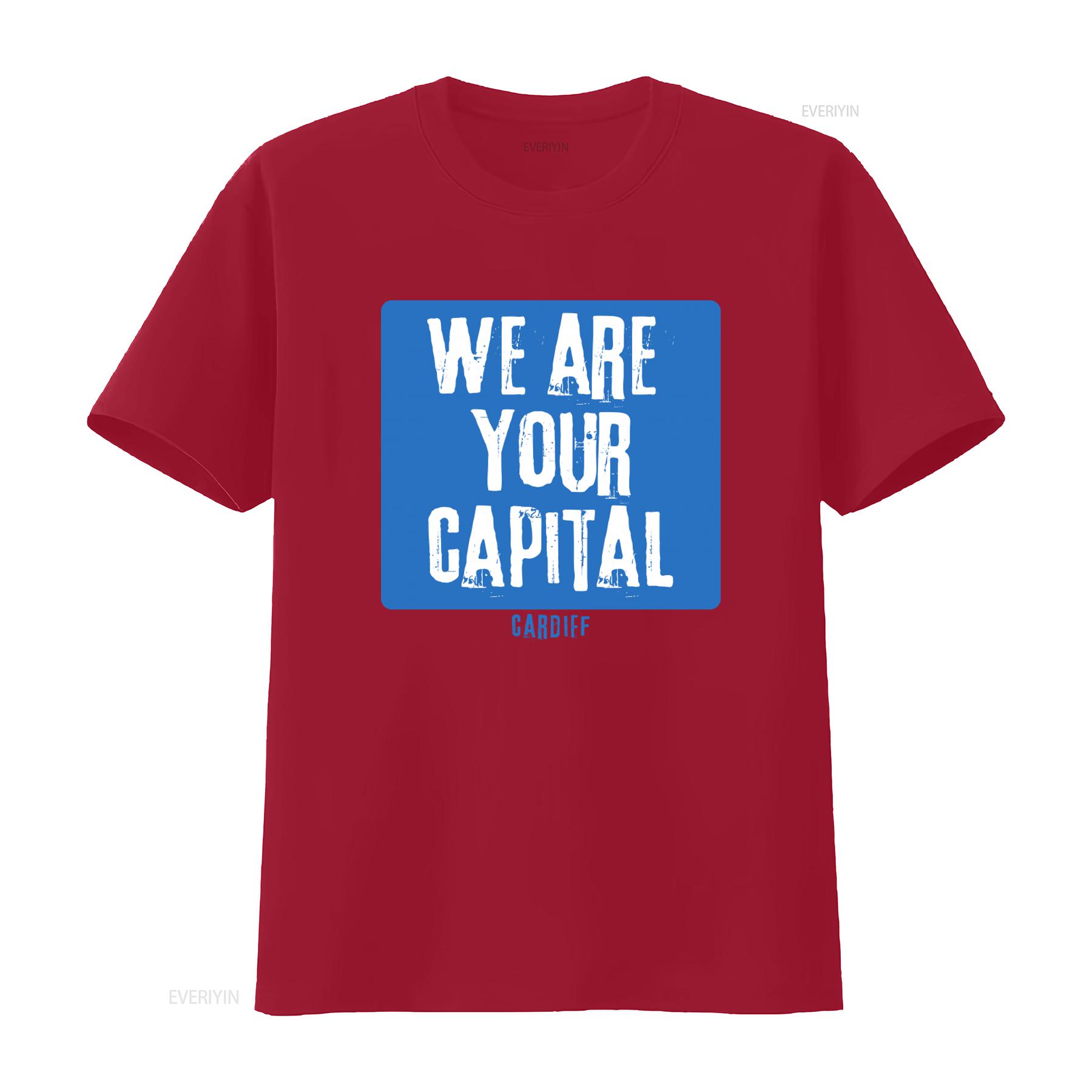 WE ARE YOUR CAPITAL Cardiff City Fans Organic Punk T Shirt vintage Washed Casual graphic Versatile Comfortable Slightly fashion S
WE ARE YOUR CAPITAL Cardiff City Fans Organic Punk T Shirt vintage Washed Casual graphic Versatile Comfortable Slightly fashion S