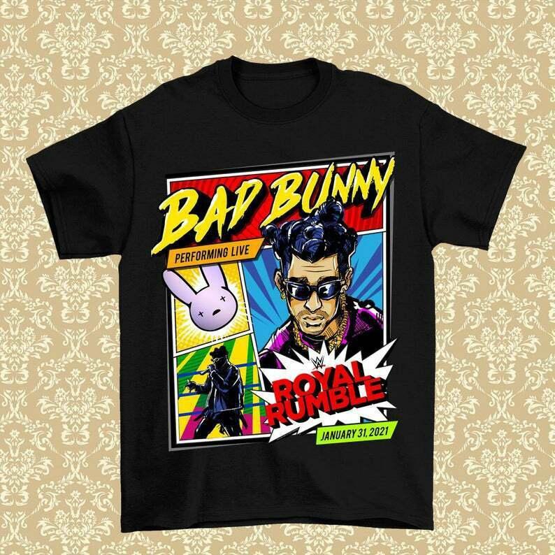 A12560 Плохая рубашка кролика для унисекс и унисекс, WWE Bad Bunny comics 2021 Special Edit
A12560 Плохая рубашка кролика для унисекс и унисекс, WWE Bad Bunny comics 2021 Special Edit