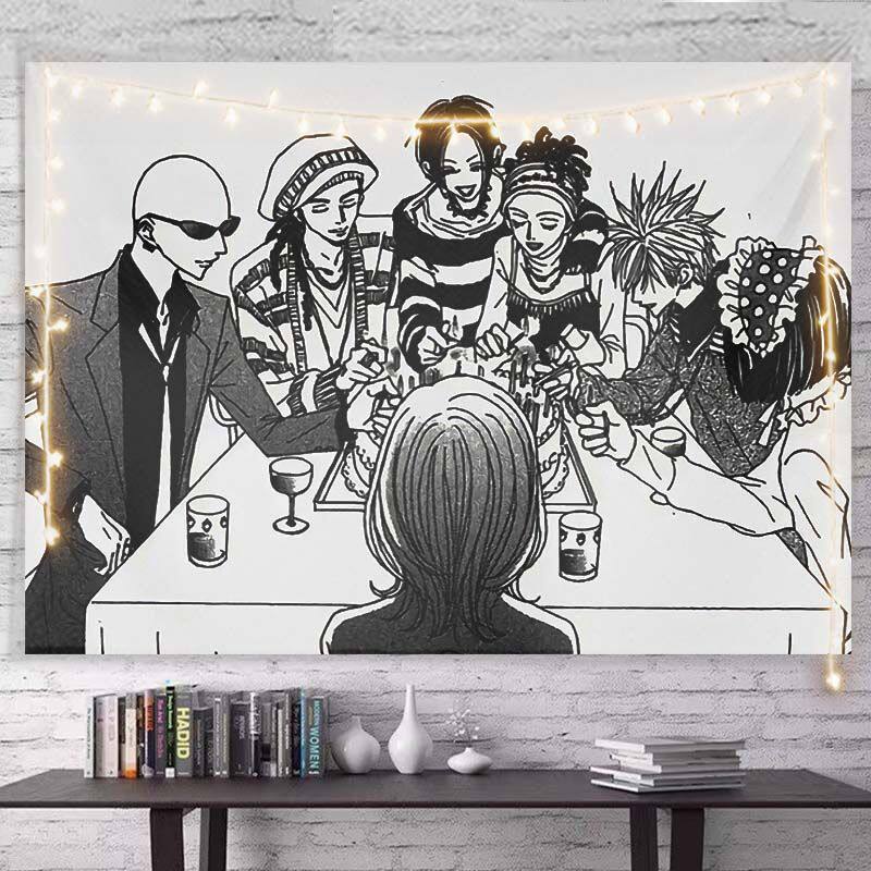 Nana Punk Rock Black Pink Anime Collage Tapestry Wall Hanging Art Decor for Bedroom Otaku Cozy Study Space Decor 74x94cm(29x37in)
Nana Punk Rock Black Pink Anime Collage Tapestry Wall Hanging Art Decor for Bedroom Otaku Cozy Study Space Decor 74x94cm(29x37in)