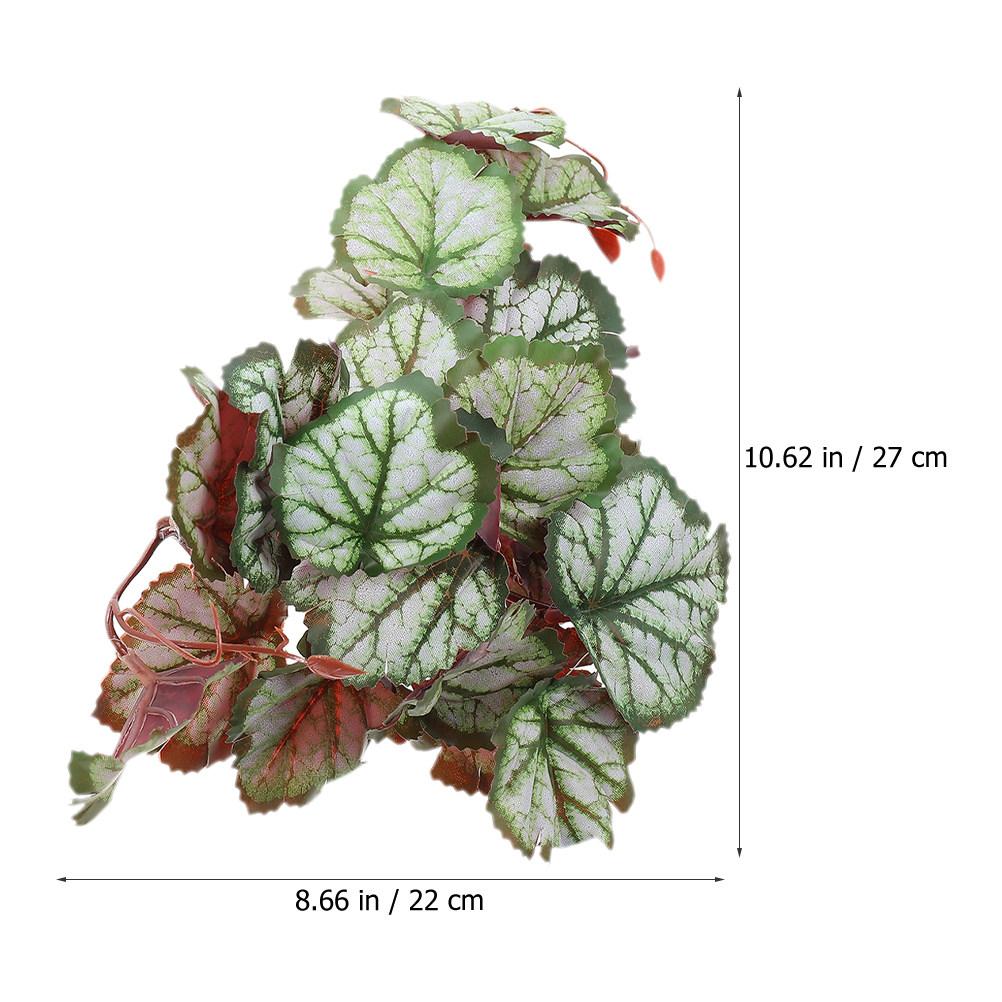 Green Hanging Reptile Plant Pendant Lifelike Artificial Leaves Climbing Decor for Reptile Tank Terrarium Hideout Easy Clean No
Green Hanging Reptile Plant Pendant Lifelike Artificial Leaves Climbing Decor for Reptile Tank Terrarium Hideout Easy Clean No