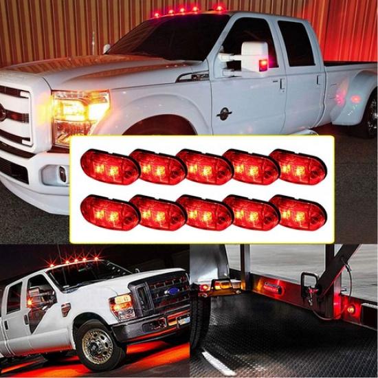10 pcs 2.5 RED LED Car Truck Trailer RV Oval Clearance Side Marker Lights US EV
10 pcs 2.5 RED LED Car Truck Trailer RV Oval Clearance Side Marker Lights US EV