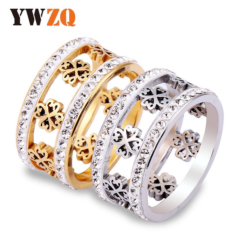 European and American Style Four-Leaf Clover Stainless Steel Ring with Two Rows of Diamond-Set Titanium Steel 9 белый
European and American Style Four-Leaf Clover Stainless Steel Ring with Two Rows of Diamond-Set Titanium Steel 9 белый