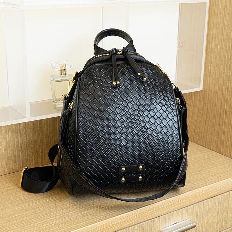 Light Luxury and Fashionable Women s Bags, Popular Woven Bags, Versatile Women s Large-capacity Backpacks чорний
Light Luxury and Fashionable Women s Bags, Popular Woven Bags, Versatile Women s Large-capacity Backpacks чорний