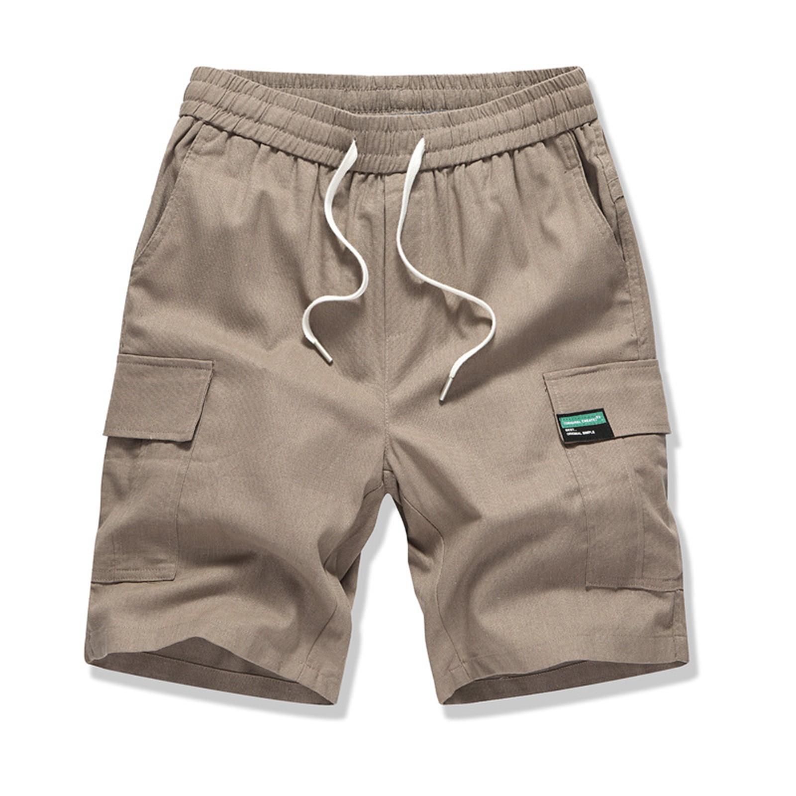 Рабочие шорты с несколькими сумками, летние мужские свободные повседневные брюки из хлопка и льна, капри L хаки
Рабочие шорты с несколькими сумками, летние мужские свободные повседневные брюки из хлопка и льна, капри L хаки