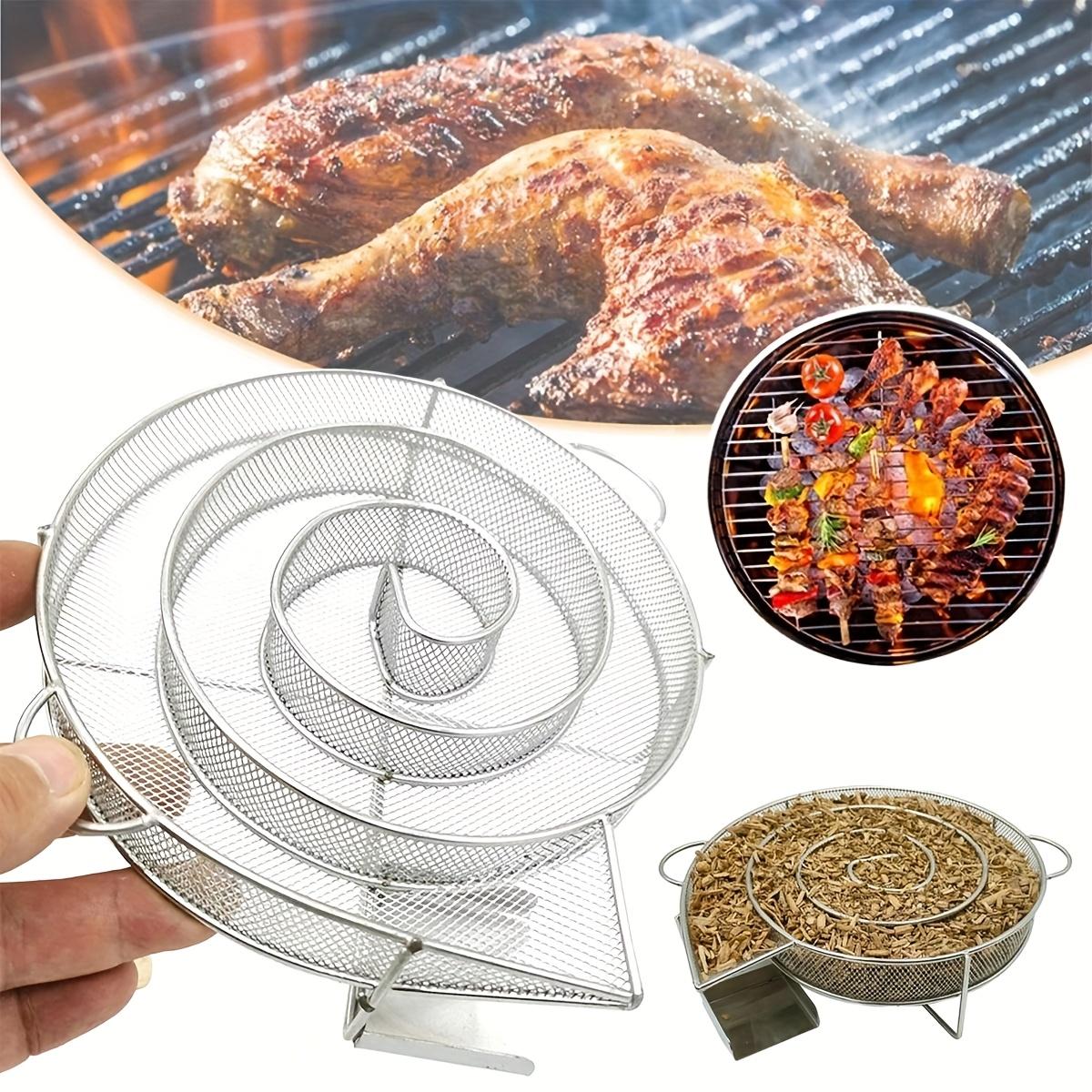 The 7-inch cold smoke generator is suitable for use on grills or for cold-smoking salmon, cheese, and other foods. 20cm*18cm*6cm серебряный
The 7-inch cold smoke generator is suitable for use on grills or for cold-smoking salmon, cheese, and other foods. 20cm*18cm*6cm серебряный