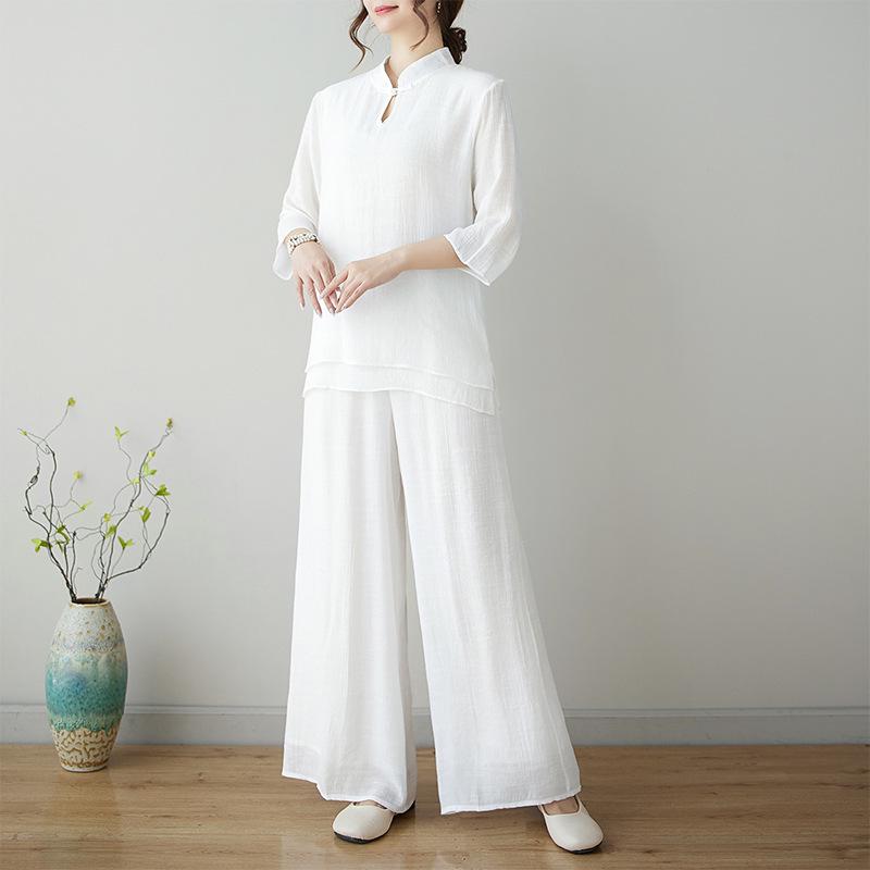 Женский летний ретро Дзен Тай Чи и Йога костюм из двух частей Medium белый
Женский летний ретро Дзен Тай Чи и Йога костюм из двух частей Medium белый