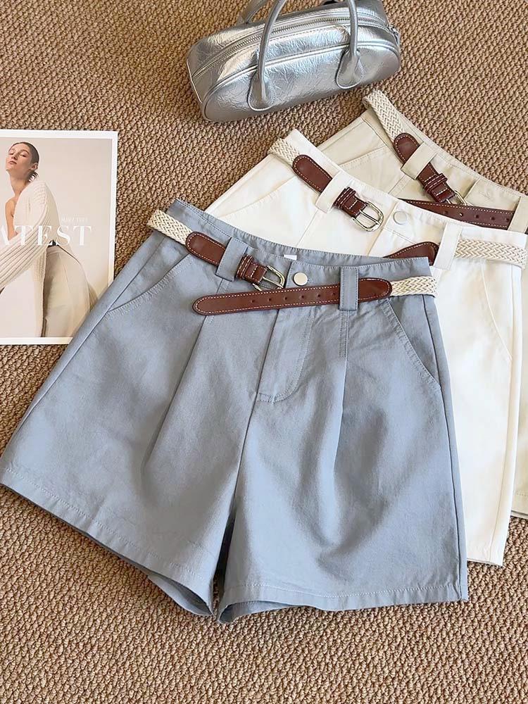 Recommended Belted High-Waisted Cotton Shorts - Slimming, Versatile, Wide-Leg, Casual Biker Style for Summer
Recommended Belted High-Waisted Cotton Shorts - Slimming, Versatile, Wide-Leg, Casual Biker Style for Summer