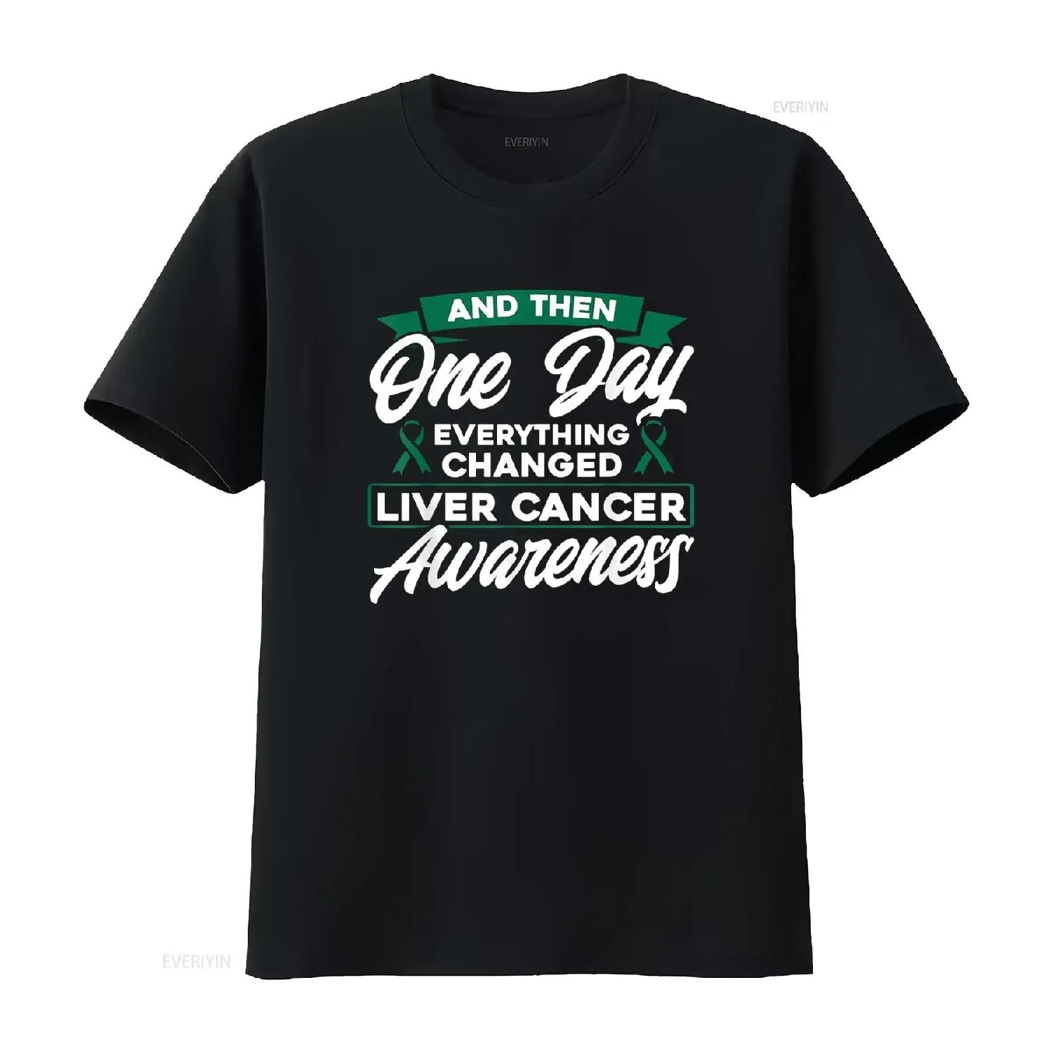 Everything Changed Liver Cancer Awareness T Shirt vintage Washed homme Breathable Slightly streetwear Top For Everyday Wear XXXXXL
Everything Changed Liver Cancer Awareness T Shirt vintage Washed homme Breathable Slightly streetwear Top For Everyday Wear XXXXXL