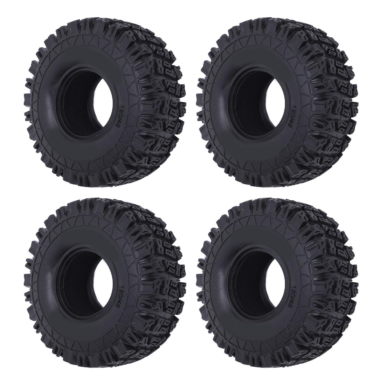 4 Pcs 120 X 46mm RC Crawler Tire 1/10 Excellent Traction High Simulation Wheel Tire for 1/10 RC Craw
4 Pcs 120 X 46mm RC Crawler Tire 1/10 Excellent Traction High Simulation Wheel Tire for 1/10 RC Craw