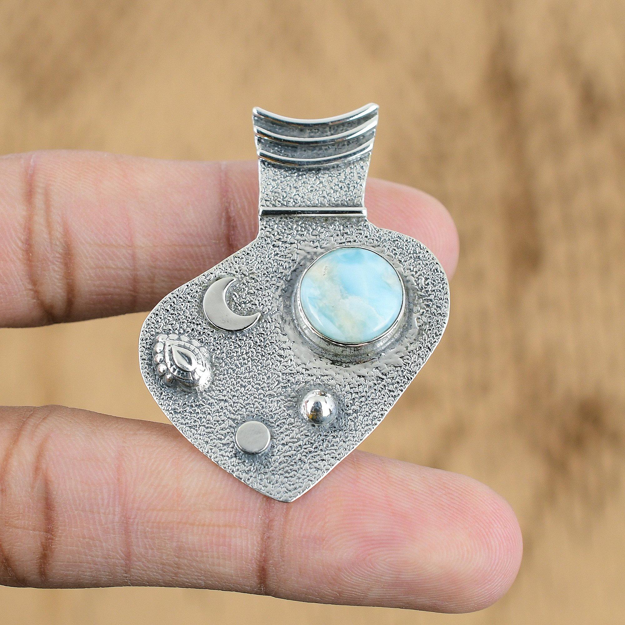 Mothers day Deal Larimar Stone Daughter Birthday Pendant Jewelry Sterling Silver
Mothers day Deal Larimar Stone Daughter Birthday Pendant Jewelry Sterling Silver