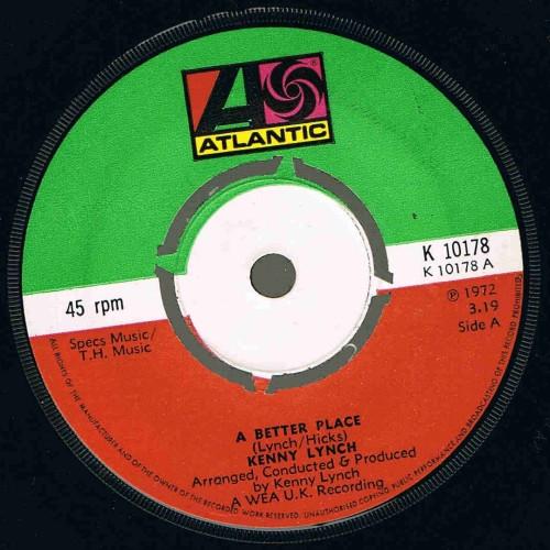 7-дюймовая пластинка KENNY LYNCH A Better Place K10178 Atlantic 1972 UK Поп Б/у
7-дюймовая пластинка KENNY LYNCH A Better Place K10178 Atlantic 1972 UK Поп Б/у