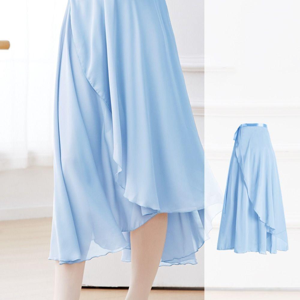 Chiffon Dance Skirt Adjustable Ballerina Skirt Fashion Ballet Dance Dress Skating світло-синій колір
Chiffon Dance Skirt Adjustable Ballerina Skirt Fashion Ballet Dance Dress Skating світло-синій колір