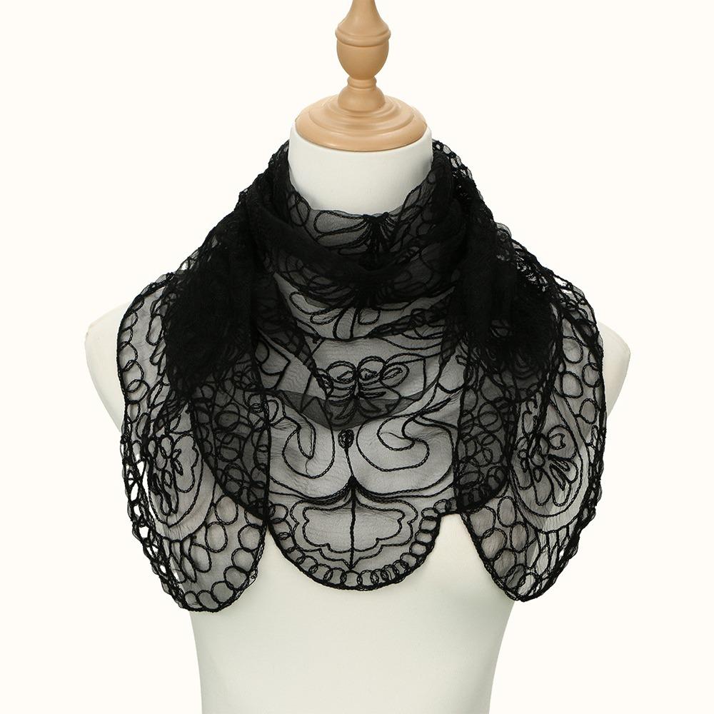 Vintage Lace Flower Hair Scarf Headband Thin Triangle Head Scarf Pastoral Style чёрный
Vintage Lace Flower Hair Scarf Headband Thin Triangle Head Scarf Pastoral Style чёрный