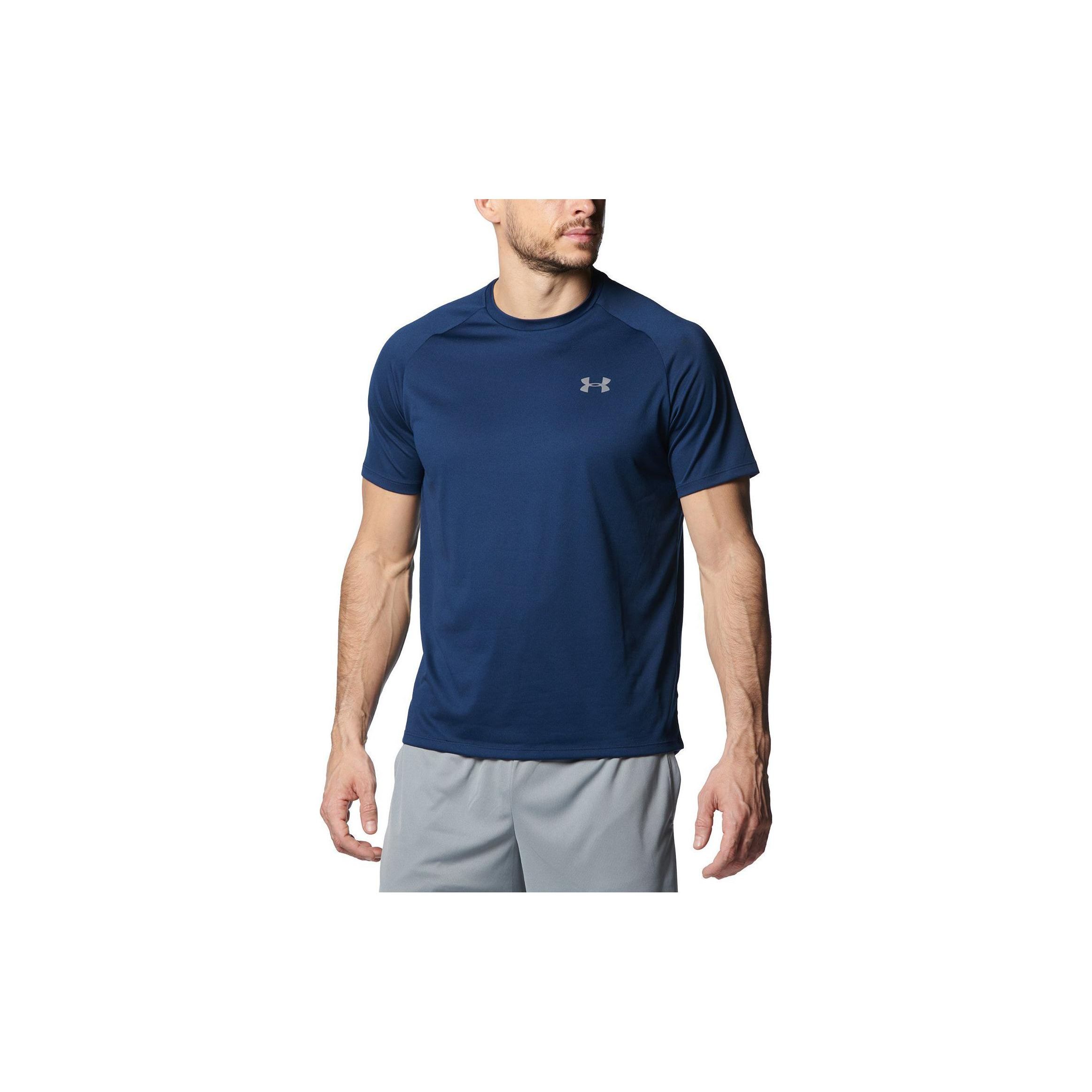 Under Armour Однотонная спортивная повседневная футболка с круглым вырезом и коротким рукавом для мужчин, топы Academy-Blue 1358553-408 L
Under Armour Однотонная спортивная повседневная футболка с круглым вырезом и коротким рукавом для мужчин, топы Academy-Blue 1358553-408 L