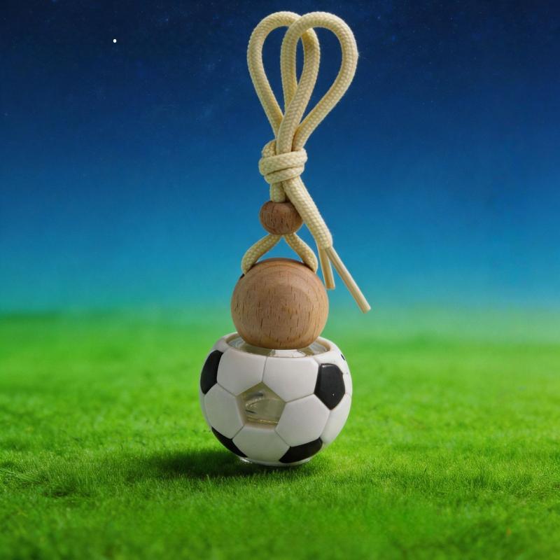 1Pcs Car Essential Oil Diffuser Bottle 5Ml Football Shaped Empty Car Air Freshener Pendant Perfume Glass Bottle With Wooden Caps One Size
1Pcs Car Essential Oil Diffuser Bottle 5Ml Football Shaped Empty Car Air Freshener Pendant Perfume Glass Bottle With Wooden Caps One Size