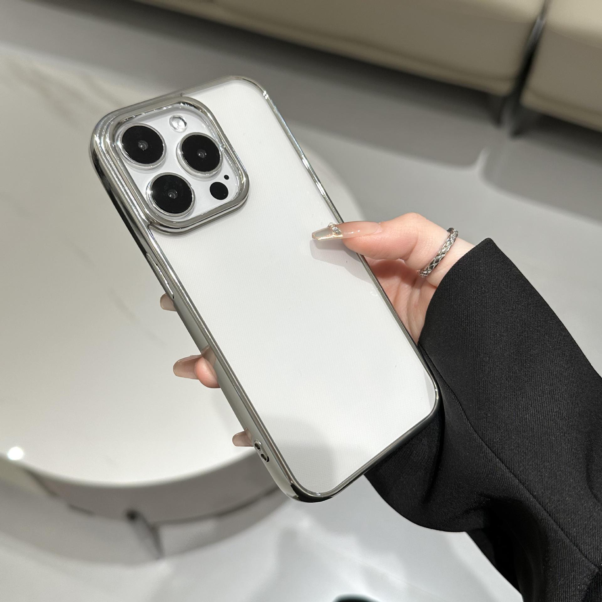 Electroplated Frame Case for iPhone 16 Pro Max/15/14/13/12 12 Pro
Electroplated Frame Case for iPhone 16 Pro Max/15/14/13/12 12 Pro