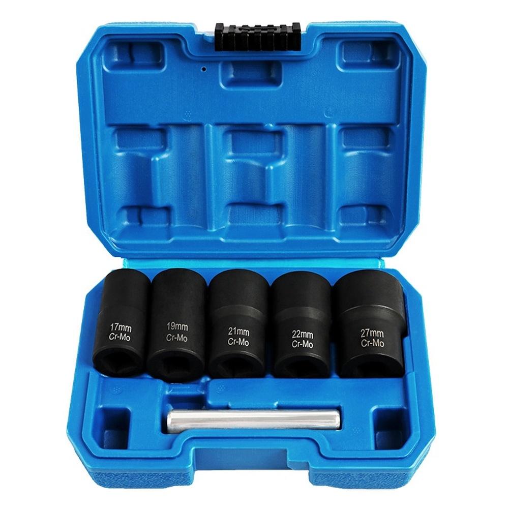 6pcs 1/2 Inch Square Drive Socket Wrench Damaged Nut Remover Set Sockets Bolt Nut Removal Extractor Lug Tool Locking Wheel China Mainland
6pcs 1/2 Inch Square Drive Socket Wrench Damaged Nut Remover Set Sockets Bolt Nut Removal Extractor Lug Tool Locking Wheel China Mainland