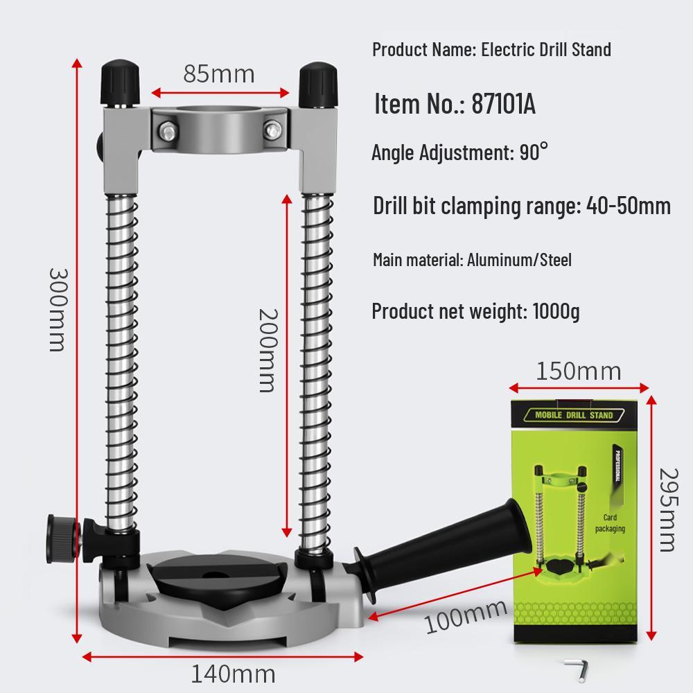 Handheld Drill to Drill Press Converter: Adjustable Multi-Functional Woodworking Tool for Electric Drills
Handheld Drill to Drill Press Converter: Adjustable Multi-Functional Woodworking Tool for Electric Drills
