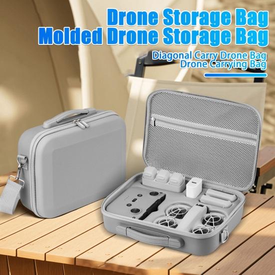 Drone Carrying Case for DJI Neo with Handle And Shoulder Strap Shockproof Waterproof Protective Bag Fly Container for Neo Drone Controller сірий
Drone Carrying Case for DJI Neo with Handle And Shoulder Strap Shockproof Waterproof Protective Bag Fly Container for Neo Drone Controller сірий