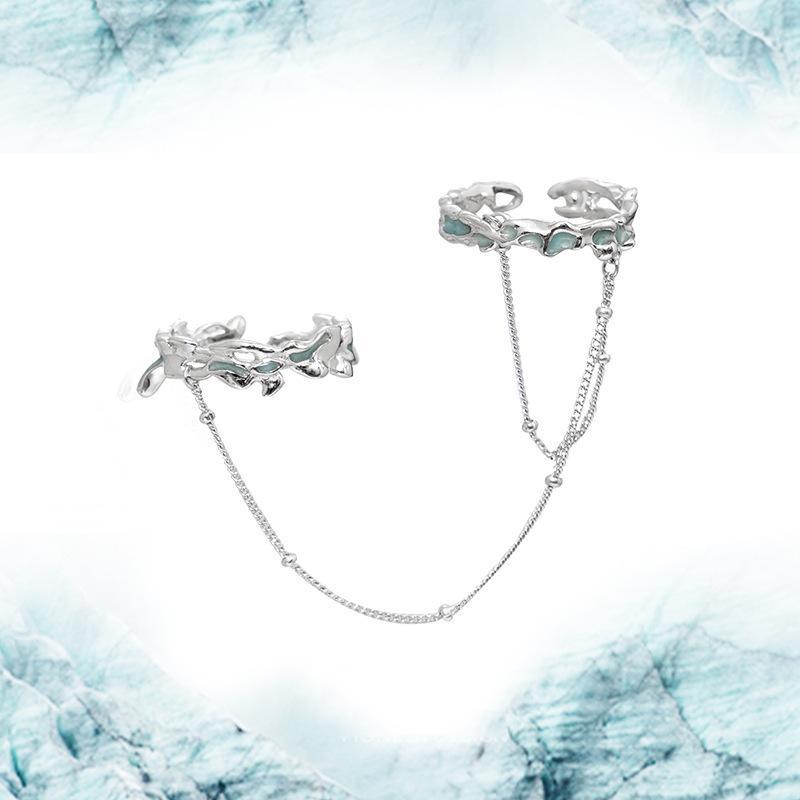 Geometric Chic Open Chain Double Ring For Women Elegant Fashion Accessory 2023
Geometric Chic Open Chain Double Ring For Women Elegant Fashion Accessory 2023