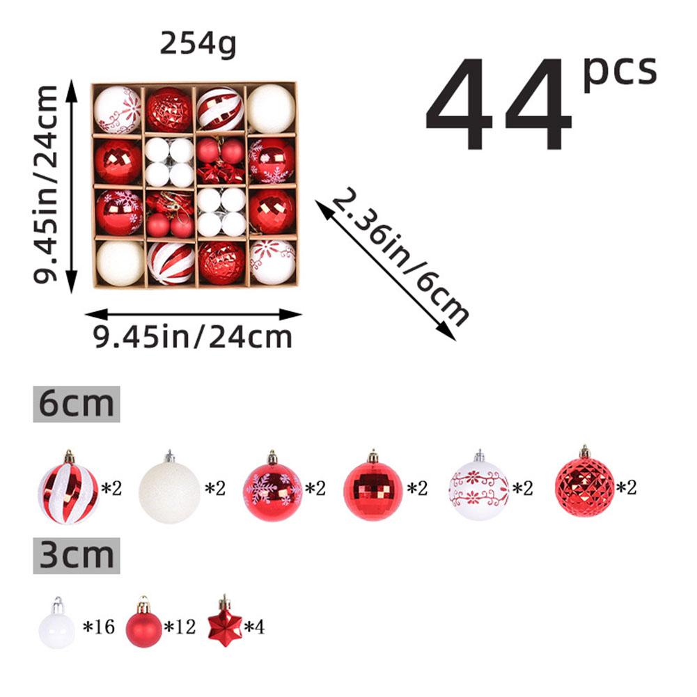 Яркая коллекция из 44 разноцветных елочных украшений для рождественской вечеринки
Яркая коллекция из 44 разноцветных елочных украшений для рождественской вечеринки