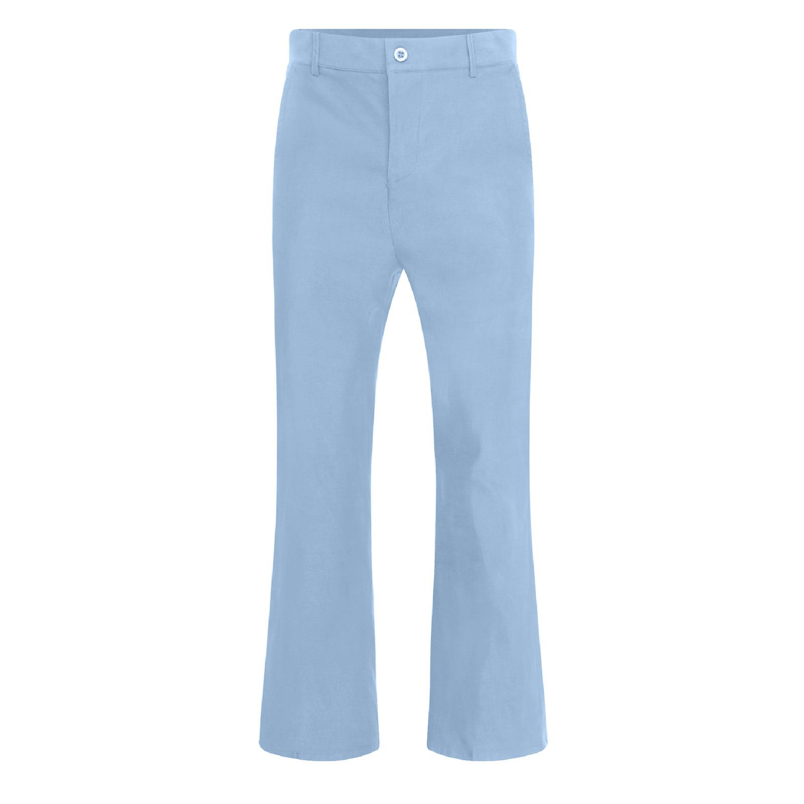 Mens Vintage Disco Pants 70s Bell Bottom Flared Trousers with Pockets 60s Theme Party Costume Retro Style XL світло-синій колір
Mens Vintage Disco Pants 70s Bell Bottom Flared Trousers with Pockets 60s Theme Party Costume Retro Style XL світло-синій колір
