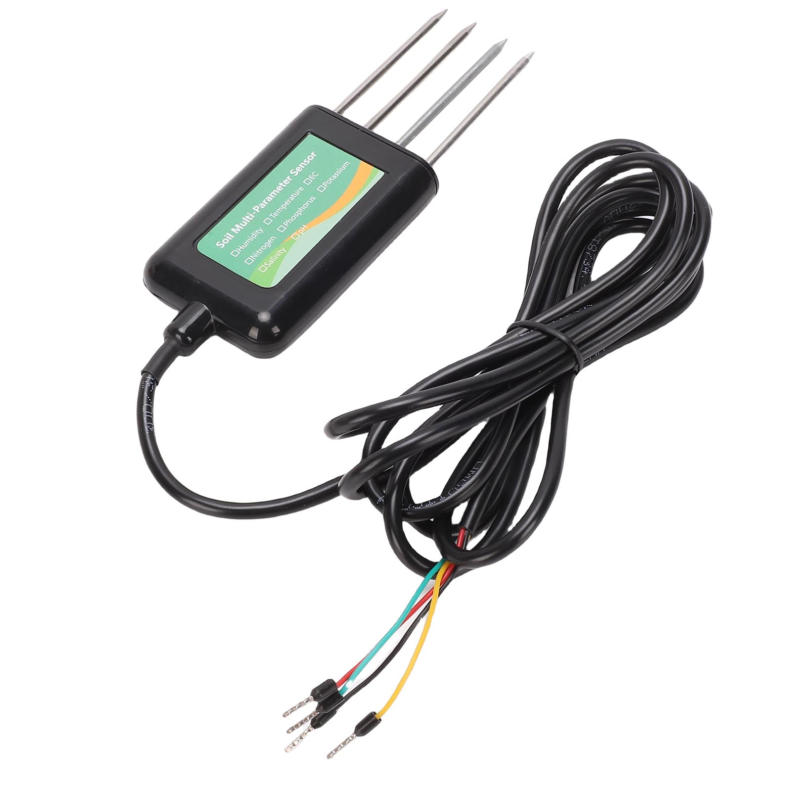 8 in 1 Soil Tester IP68 Water Proof Soil Temperature Humidity EC PH NPK Salinity Sensor with Stainless Steel Probes for Greenhouse Breeding Soil
8 in 1 Soil Tester IP68 Water Proof Soil Temperature Humidity EC PH NPK Salinity Sensor with Stainless Steel Probes for Greenhouse Breeding Soil